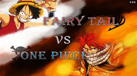 one piece vs fairy tail snokido